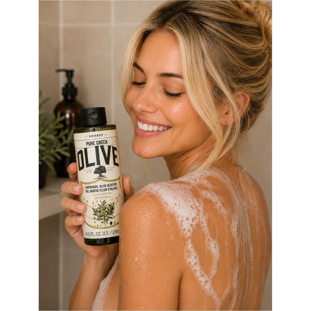 KORRES Pure Greek Olive Shower Gel – Olive Blossom- Sealed